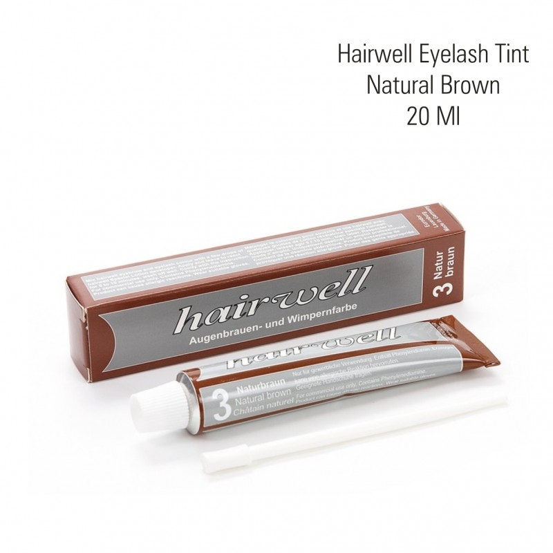 Hairwell eyelash tint nat. brown 20 ml