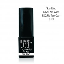 6 ml Sparkling SILVER No Wipe Led/UV Top Coat