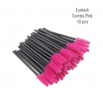 Eyelash combs pink 10 pc