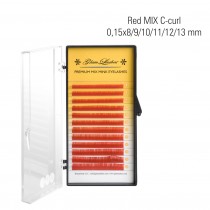 Red MIX C-Curl 0,15 x 8/9/10/11/12/13 mm