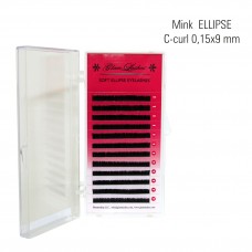 Mink  ELLIPSE 0,15 x 9 mm, C-Curl