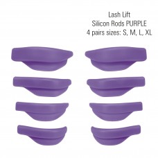 Lash Lift Silicon Rods PURPLE 4 pairs sizes: S, M, L, XL