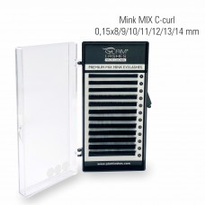 Mink MIX C-Curl 0,15 x 8/9/10/11/12/13/14 mm