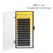 Mink MIX L+ Curl 0,15 x 8/9/10/11/12/13 mm