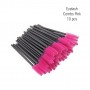 Eyelash combs pink 10 pc