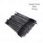 Eyelash combs black 100 pc